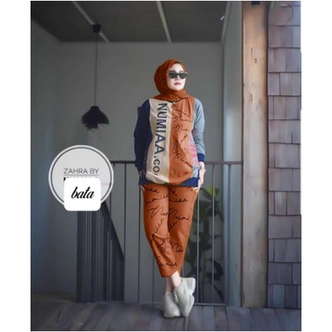 Setelan Wanita Murah Kekinian Terbaru 2022 /Fashion Muslim Set Numia XL - XXL Alice Daily set Setela