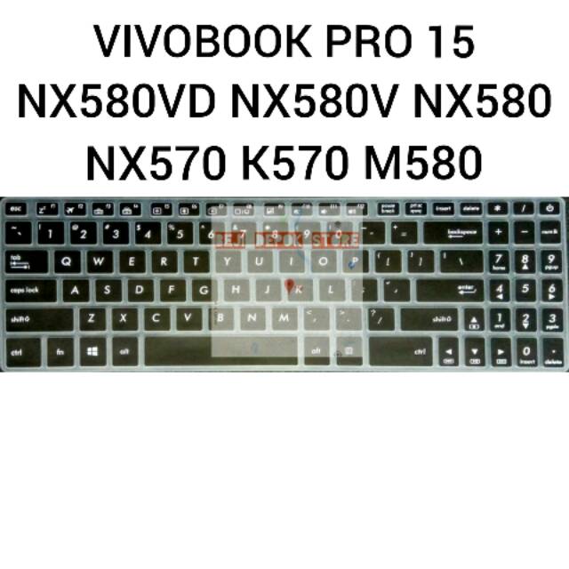 Keyboard Protector Asus Vivobook Pro 15 NX580VD F570ZD