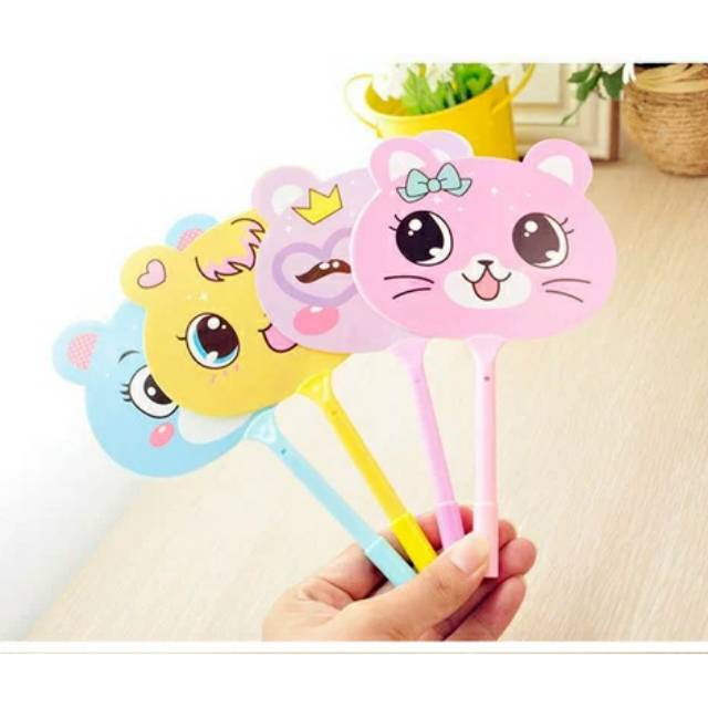 

Pulpen kipas kucing murah pen kipas bisa untuk souvenir pen karakter kipas murah