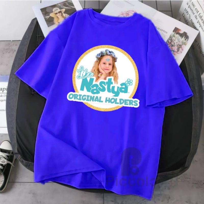 baju kaos anak nastya youtuber bahan premium