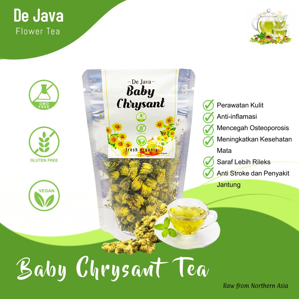 

Teh Bunga Kuncup Krisan Kering Baby Chrysanthemum Tea 10 gr - 50 gr