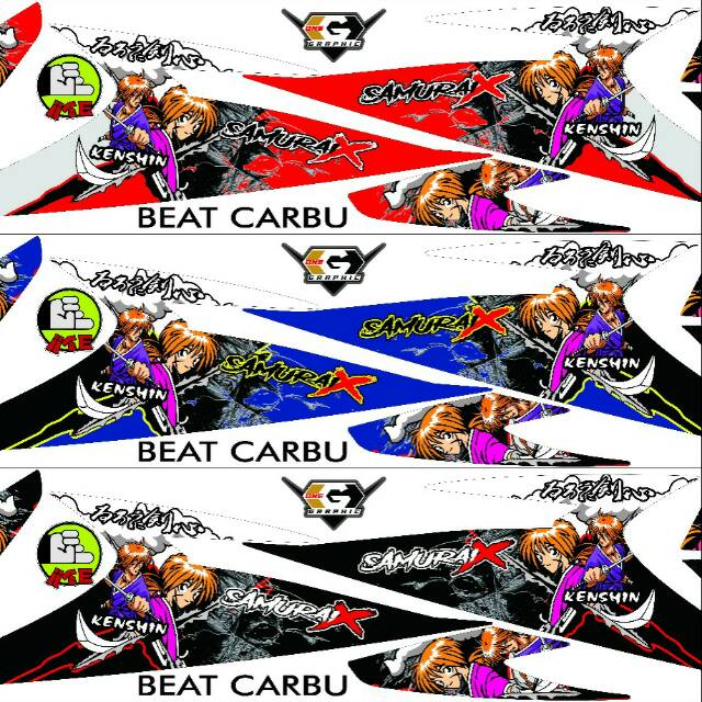 Beat karbu stiker motor sticker striping thailook sticker stiker thailand