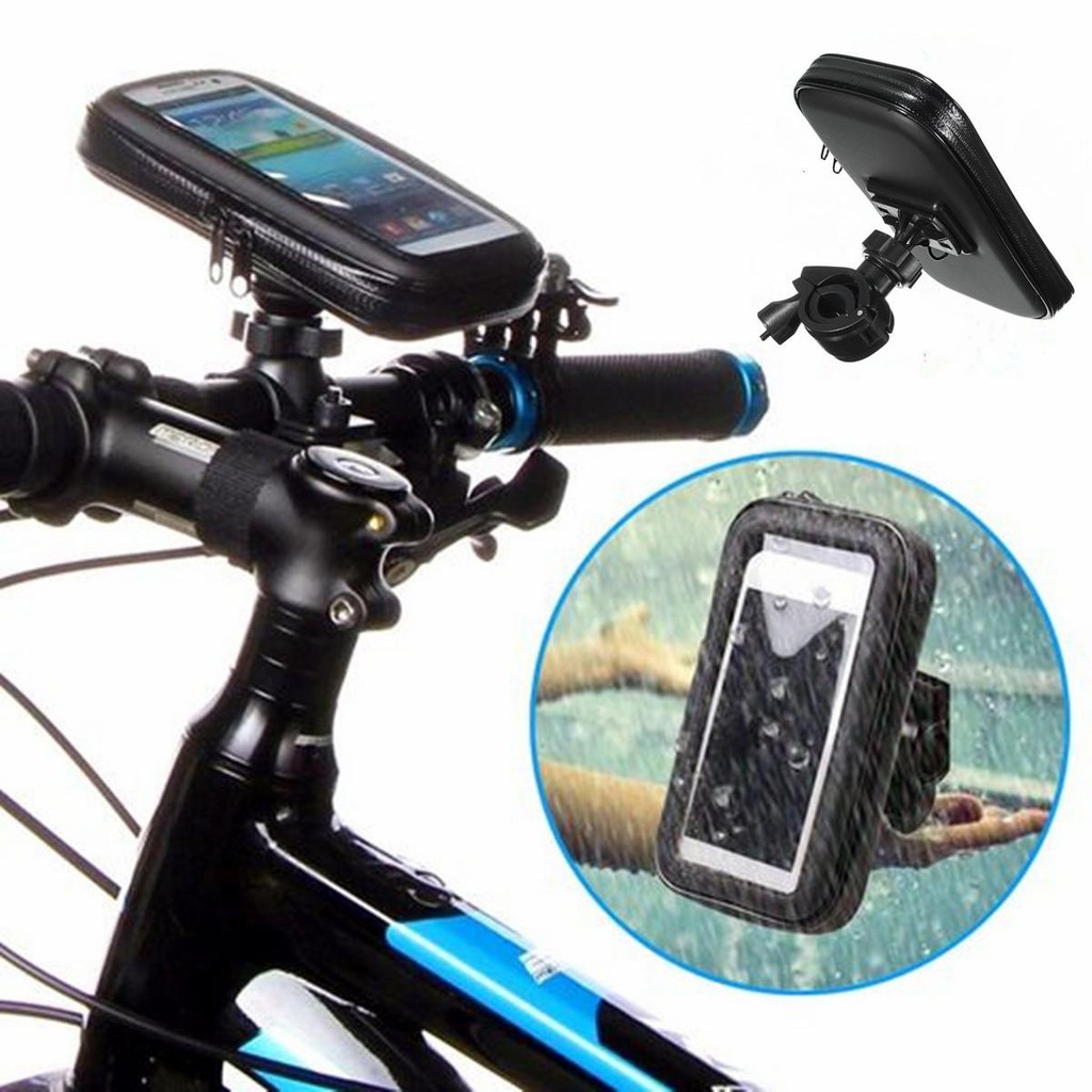 SEPEDA / MOTOR HOLDER TEMPAT HP JM-MT21 TAS GPS MAPS ANTI AIR / WATERPROOF HP 6.3 INCH