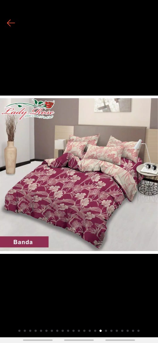 Sprei Lady Rose Disperse Queen 160 X 200cm