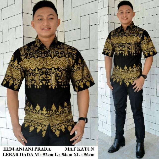 Kemja pendek prada anjani asli pekalongan