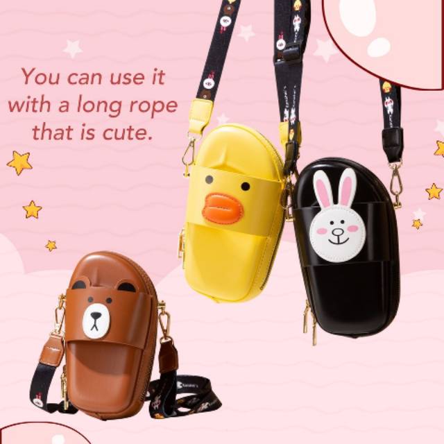 [COD] Tas tempat hp Karakter Line SALLY BAG by JIMSHONEY