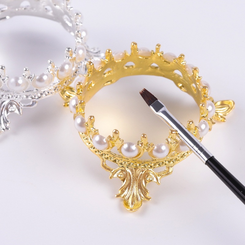 【 COD 】Tempat Kuas Nail art Kristal / Brush Holder Crystal / Brush Storage / Tempat Pena / Crystal Glass