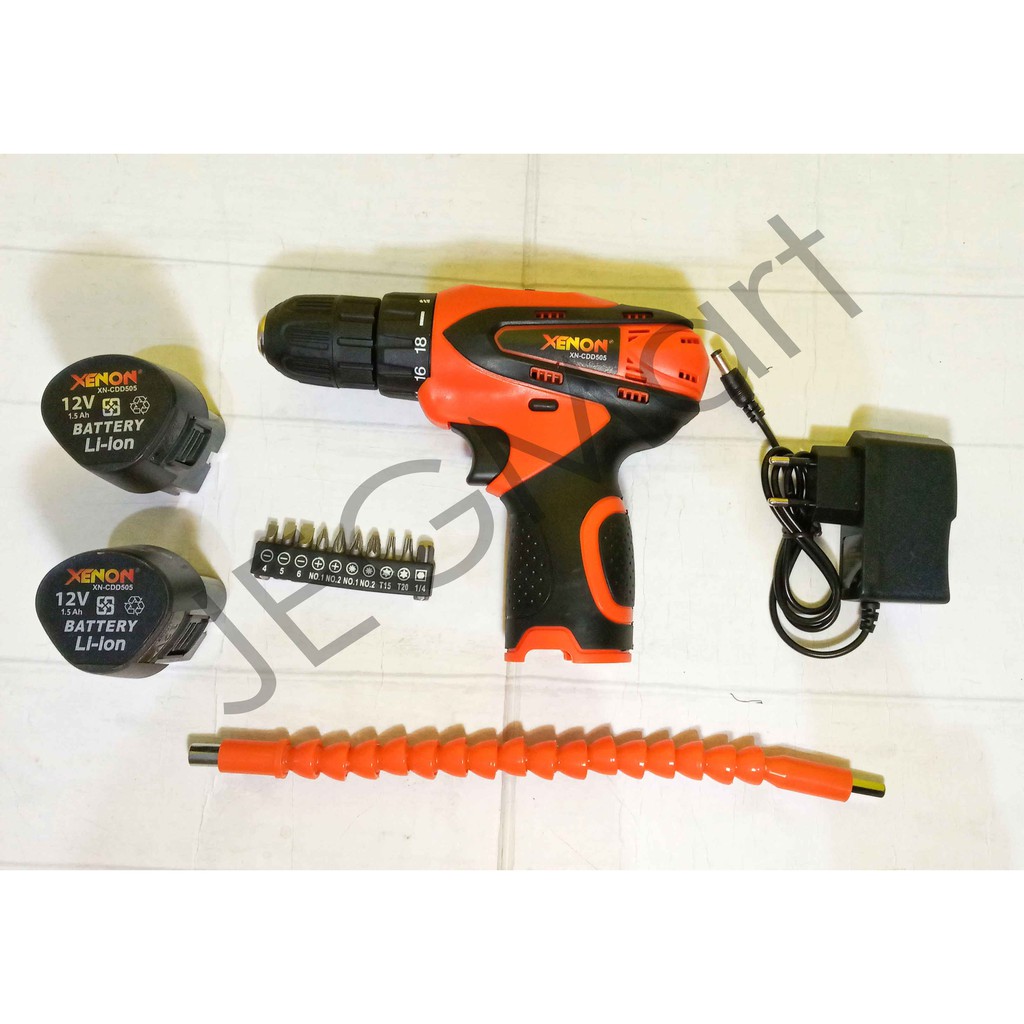 Bor Tangan / Portable Cordless Xenon XN - CDD505