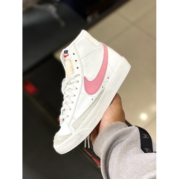 Nike Blazer Mid 77 Vintage Womens White Sunset Pulse Original Resmi