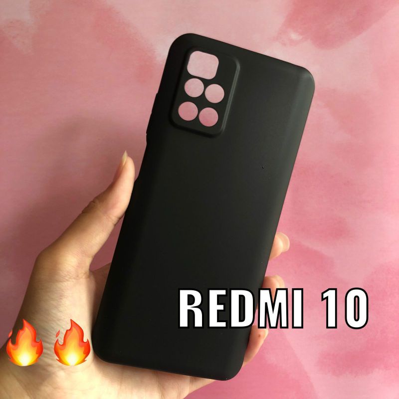 Soft Case Full Black Redmi 10 Note 10 Pro Silikon Hitam Premium Lembut