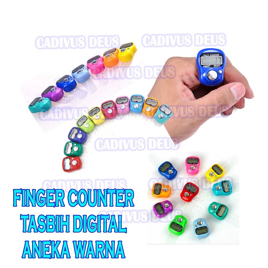 TASBIH DIGITAL - FINGER COUNTER ANEKA WARNA