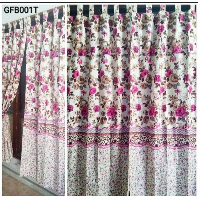 Hordeng Pintu Karakter /  Gorden Pintu Murah