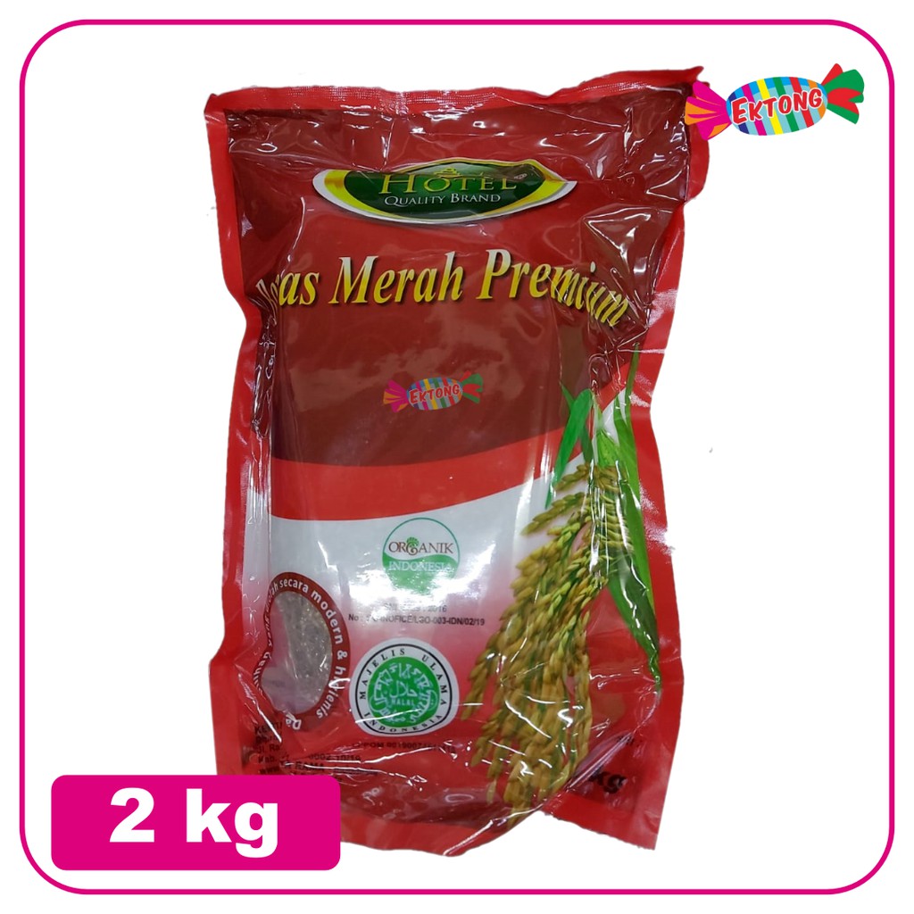 

BERAS MERAH HOTEL / ORGANIK 2 KG