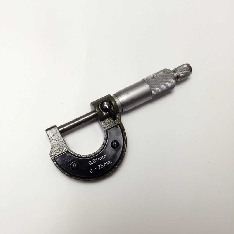 Jangka Sorong Micro Alat Ukur Micrometer Skala 0-25mm Akurasi 0.01mm