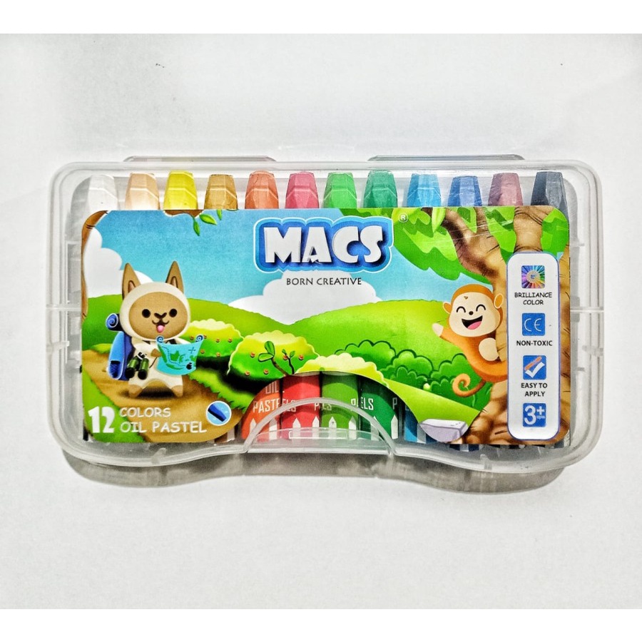 

Macs Oil Pastel 12 Color