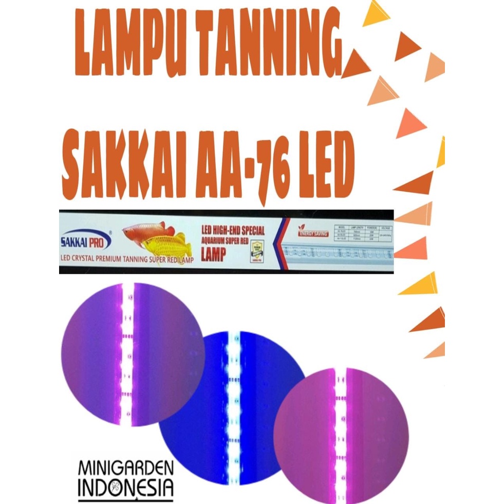 SAKKAI PRO AA-76LED 18W LED CRYSTAL SUPER RED LAMPU TANNING ARWANA