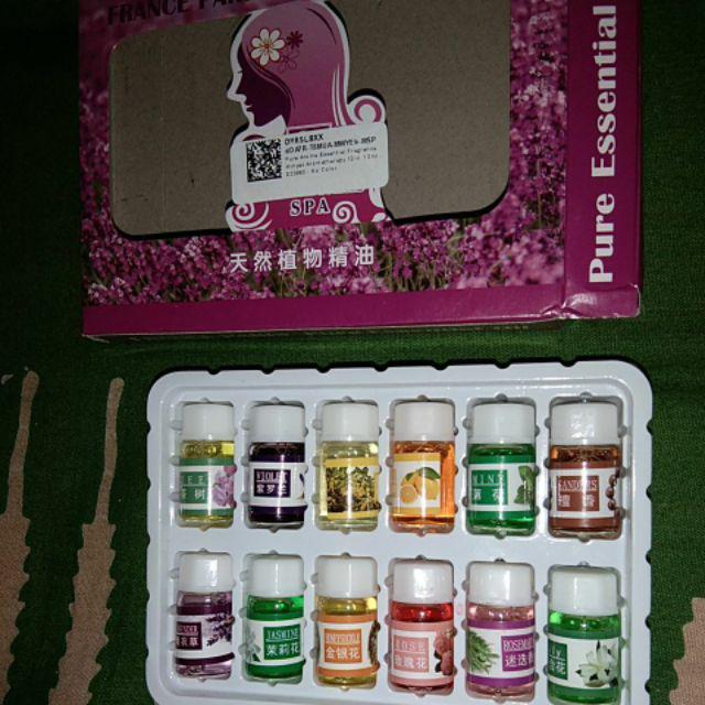 Pure Aroma Essential Fragrance Oil Aromatherapy 12 In 1 3ml - D23860 Titangadget