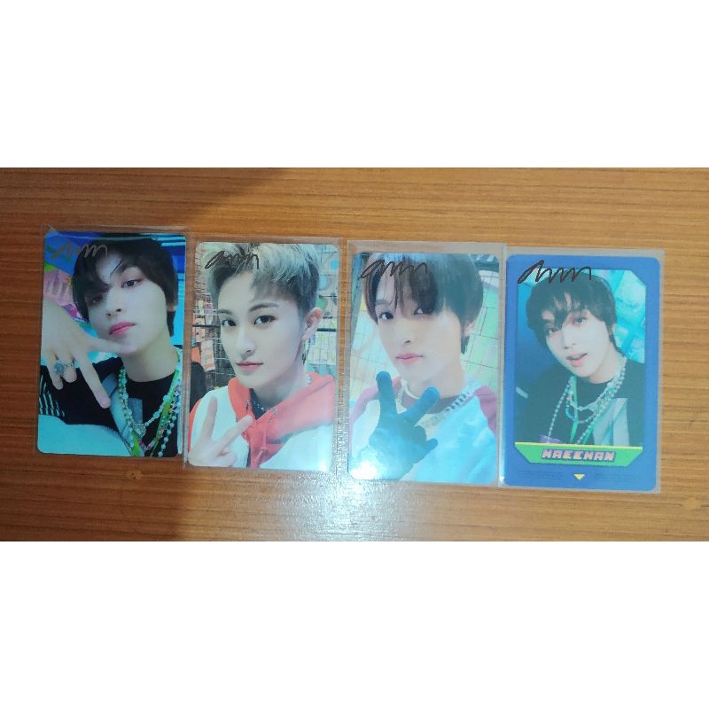pc haechan mcg matching card game set, selca trading card universe let's play ball tc lpb haechan, m