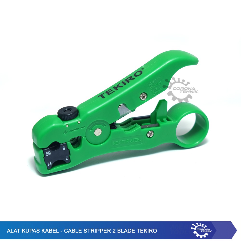 Alat Kupas Kabel - Cable Stripper 2 Blade Tekiro PL-CB1694