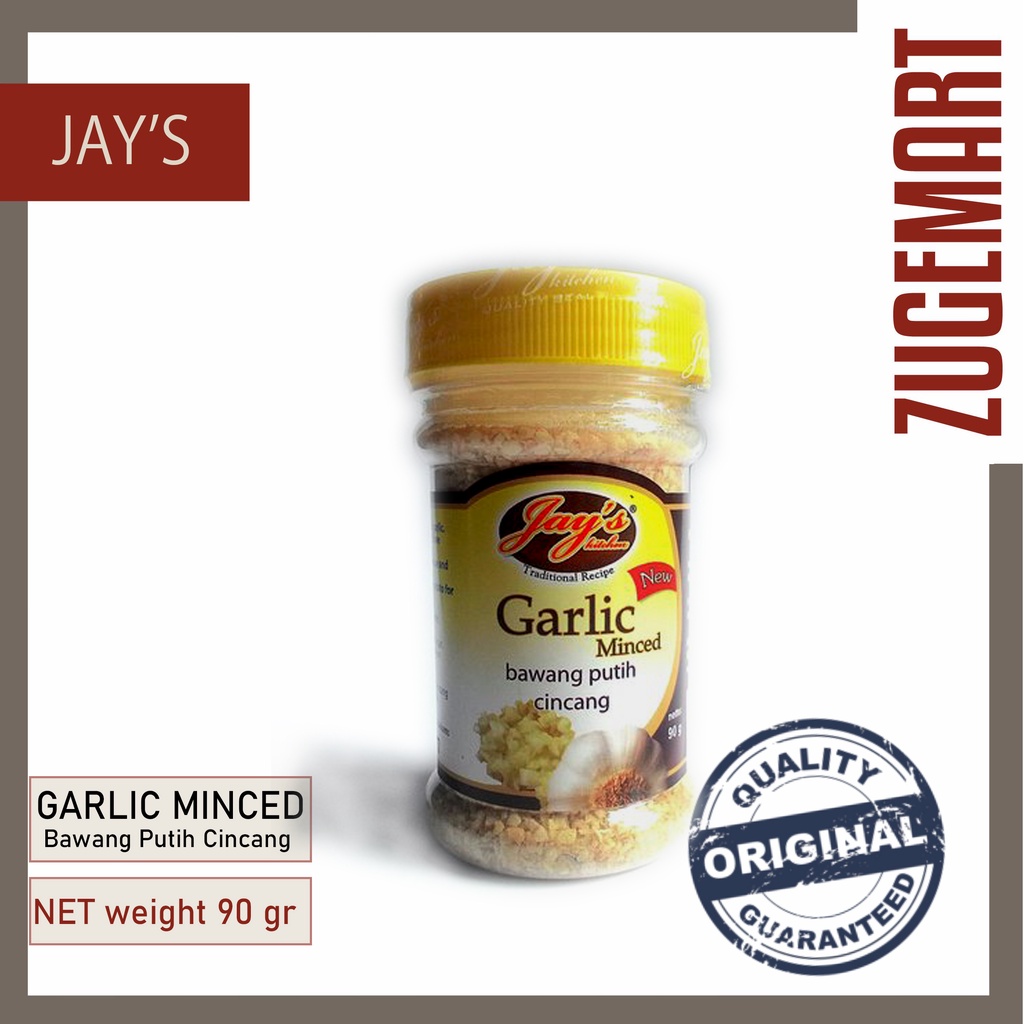 

Jays Garlic Minced Bawang Putih Cincang 90 gr