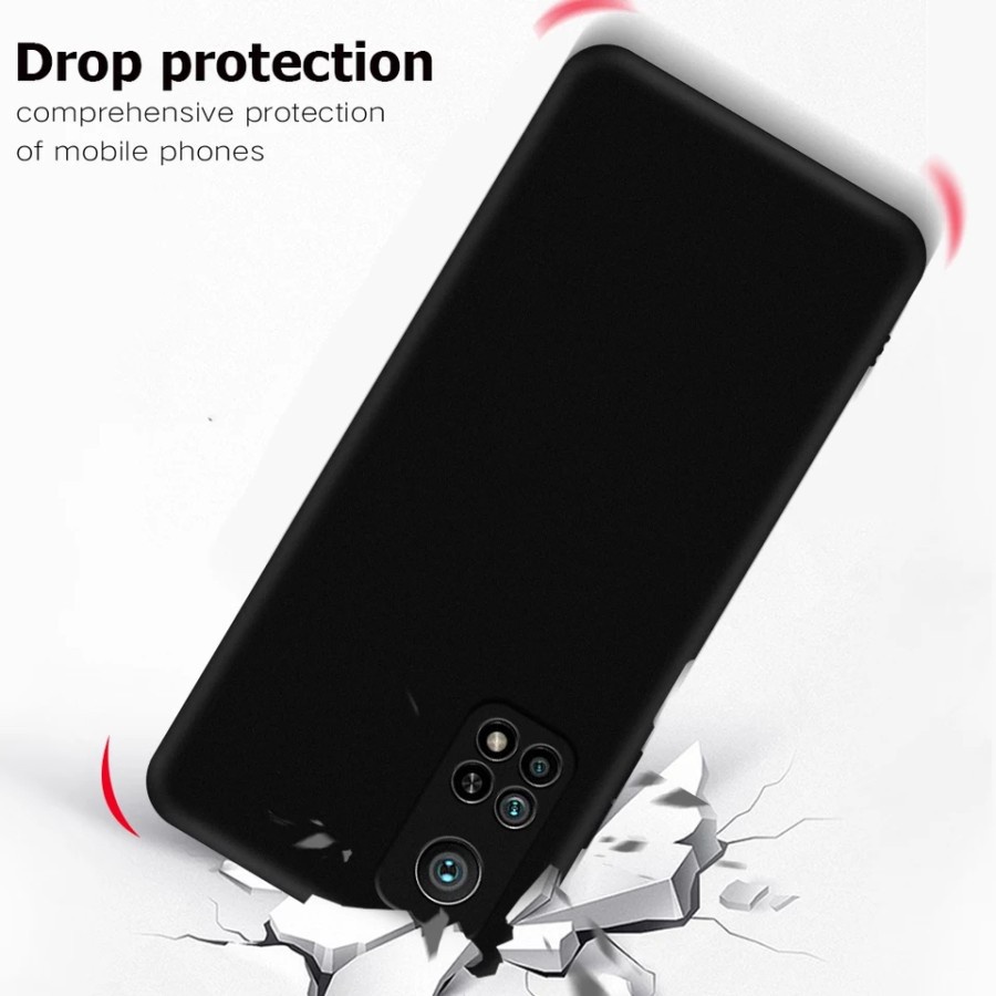 Promo Case Xiaomi Mi 10T Pro 5G / Mi 10T 5G Softcase Black Matte Silicon Anti Slip Protect Camera