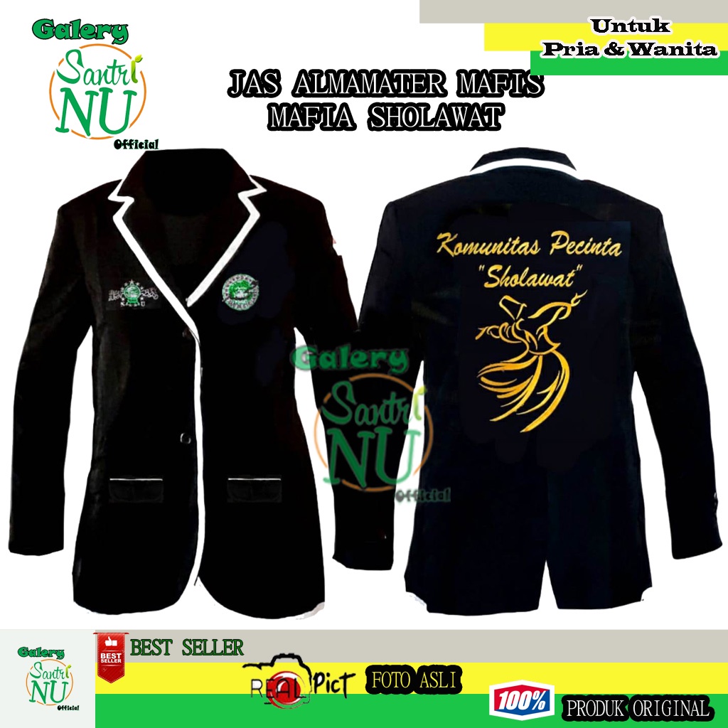 Jas Mafia Sholawat Alamamater Mafis Blazer Premium