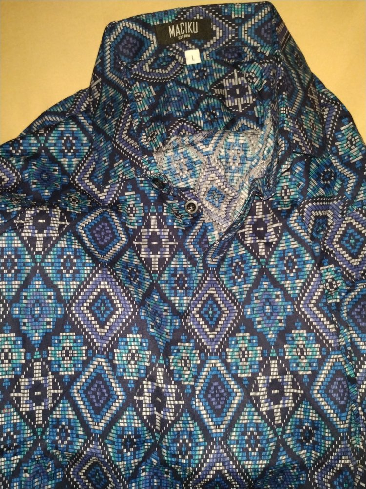 Kemeja Batik Songket Pria Lengan Pendek Kemeja Batik Cowok Kerja Kantoran