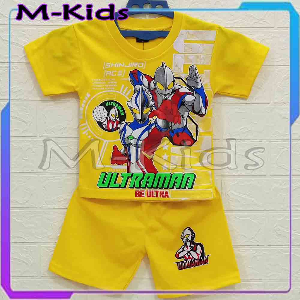 MKids88 - Baju Setelan Anak Laki-Laki Superhero ULTRAMAN