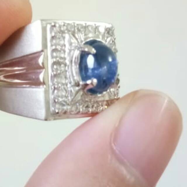 Star blue sapphire no heat