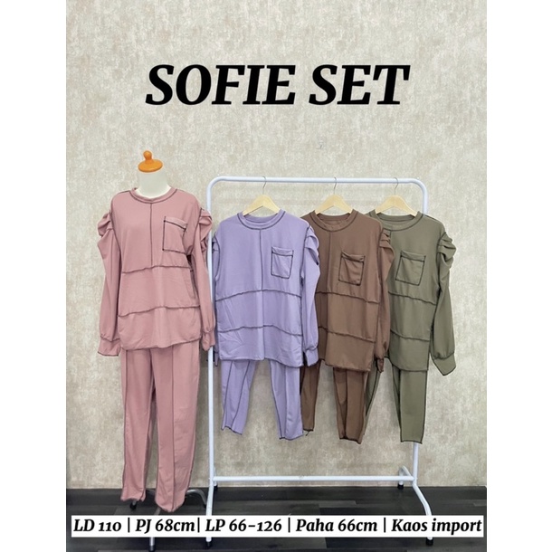 SOFIE SET -  SETELAN TERBALIK BOBAL ATASAN JUMBO KEBALIK JAHIT OBRAS DILUAR VIRAL OVERSIZED BIGSIZE XXL