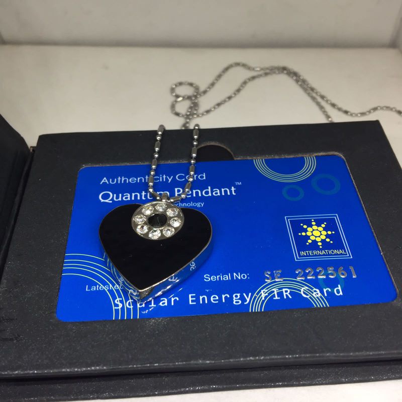 Kalung Quantum Kesehatan | Pendant Health Garansi Asli Model Terbaru bisa bayar di tempat liontin love full hitam