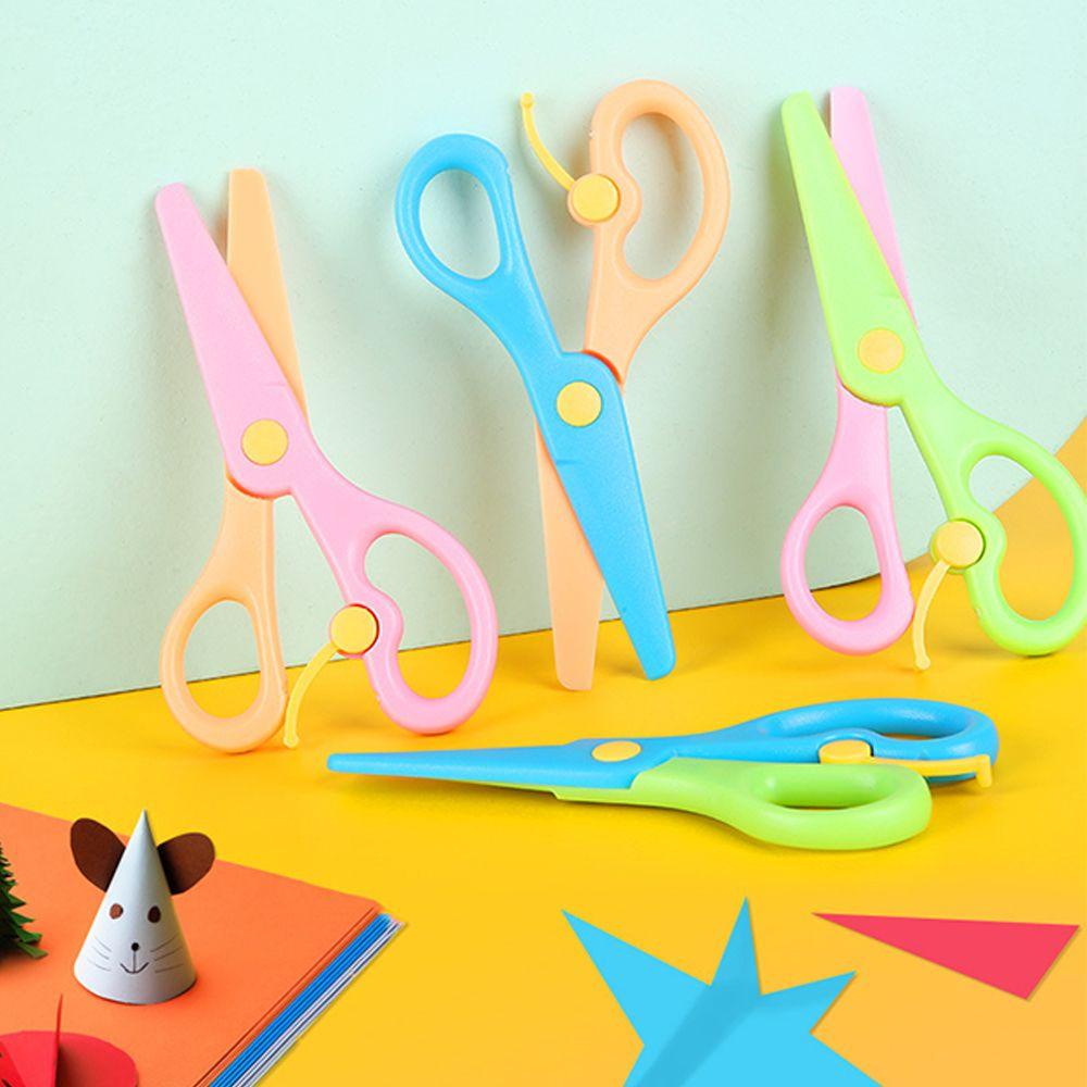 Solighter Gunting Kertas Origami Bahan Plastik Untuk Craft Anak Tk DIY