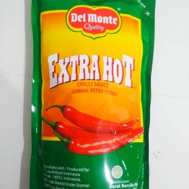 

Sambal Delmonte extra hot pouch 1 kg