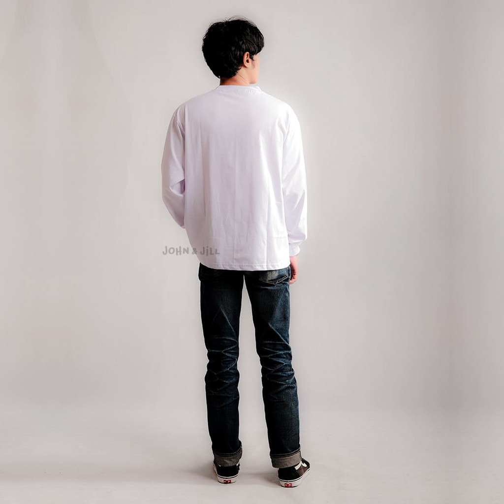 JOHNJILL - Kaos OVERSIZE Long Sleeve