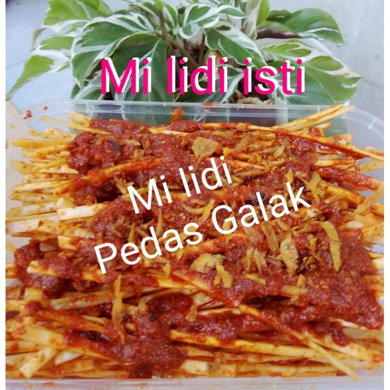 

Mielidi pedas galak poll mie lidi 230gr mi lidi gepeng pedas asin box 750ml bumbu basah glabed