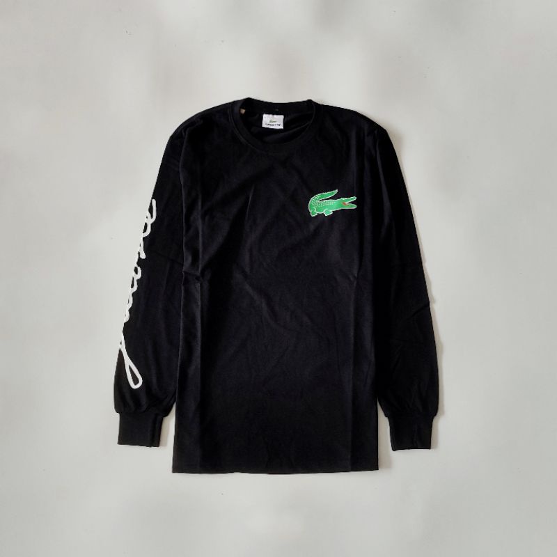 Kaos Pria lengan panjang Lacoste original