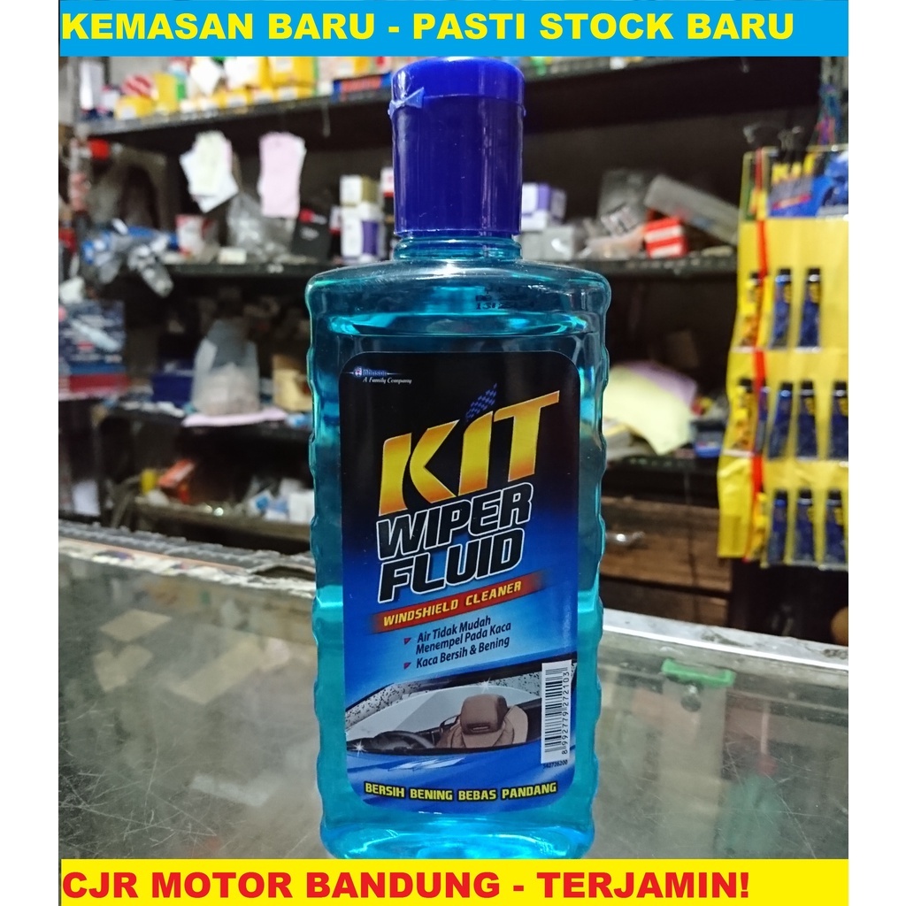 Kit Wiper Fluid Botol 300 ml obat sabun air wiper efek daun talas kaca mobil anti air