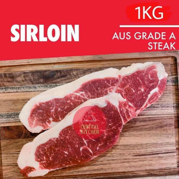 

Daging Sapi Aus Sirloin Striploin Beef Steak Impor Grade A Pack 1Kg D6Mmf4Cr4J