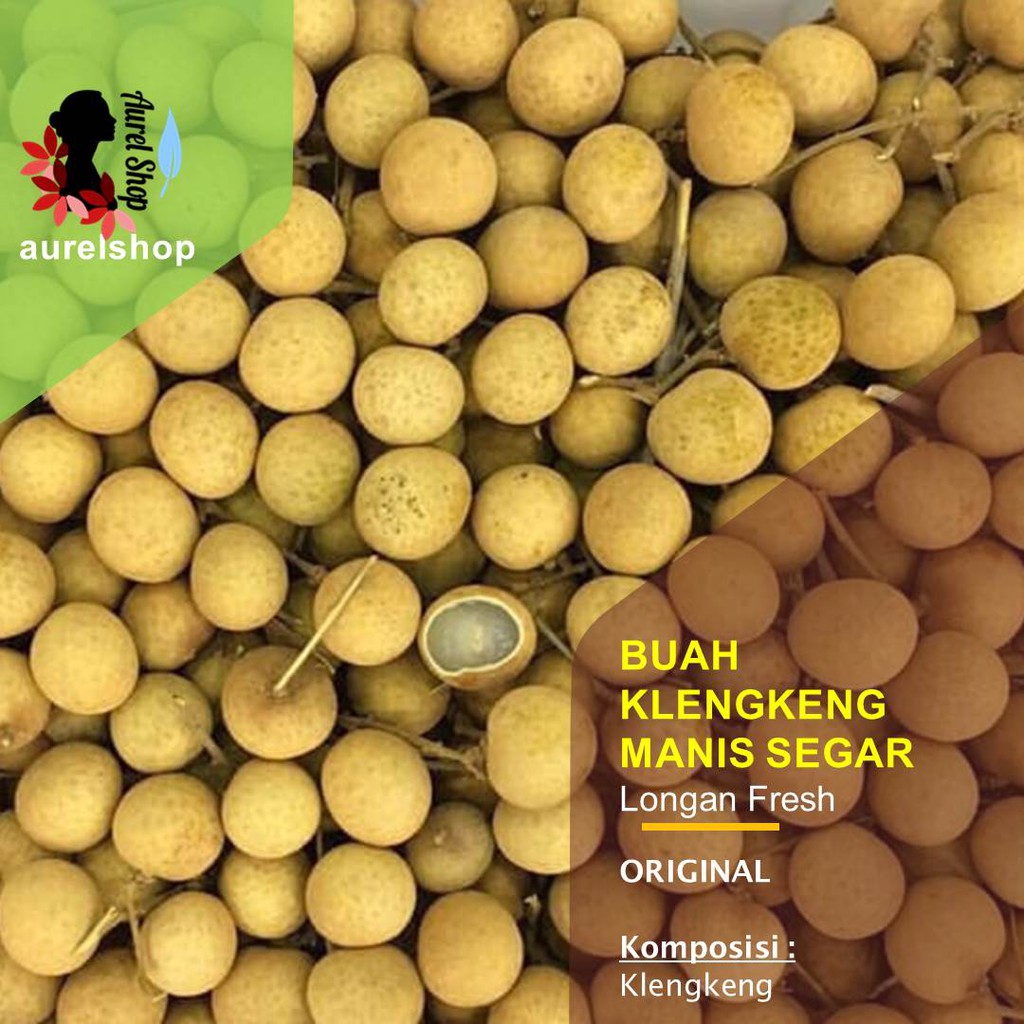 

Buah Lengkeng Manis Segar 1 kg / Klengkeng (Longan)