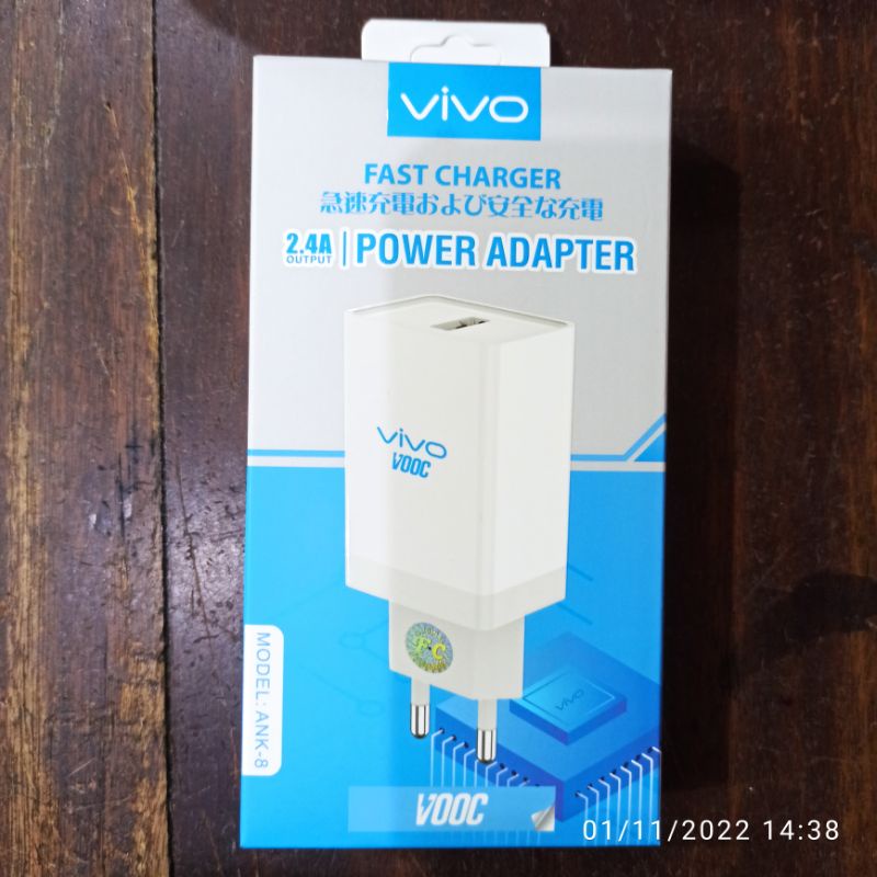 Travel Charger VIVO OPPO SAMSUNG XIAOMI REALME 2.4 Ampere murah bagus 2A 2 A cas casan Android TYPE C FC ANK DELL-5