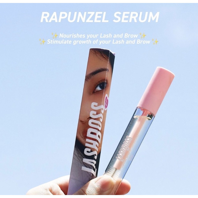 FREE GIFT LASH BOSS rapunzel serum bulu mata alis memanjangkan menebalkan menghitamkan murah bpom lash and brow lashboss bulu mata alis