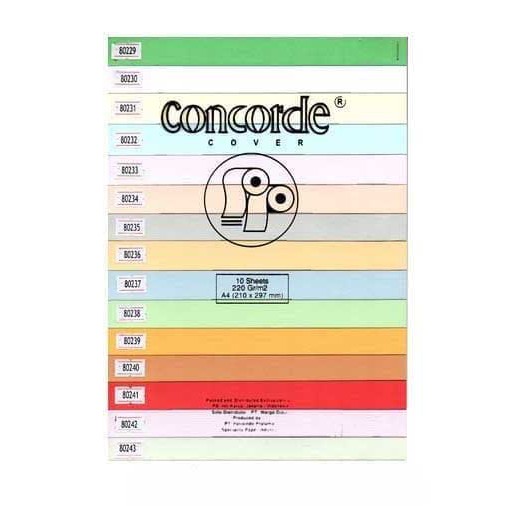 Concorde Kertas Cover 220gr a4