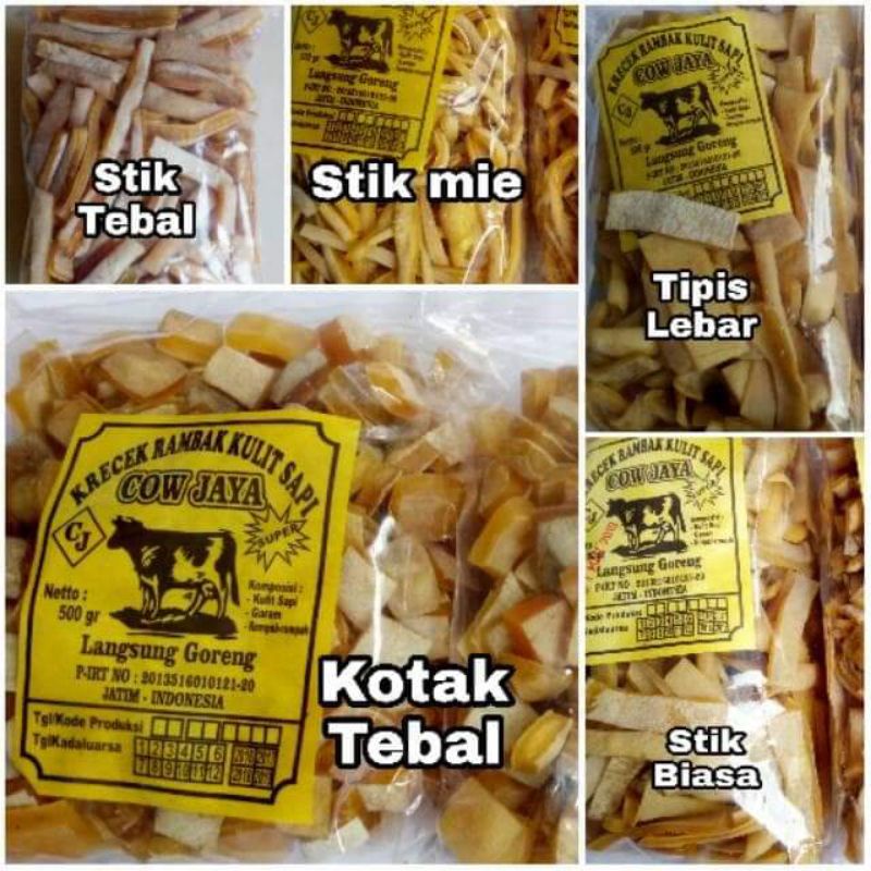 

KRECEK MENTAH KULIT SAPI 500 GR