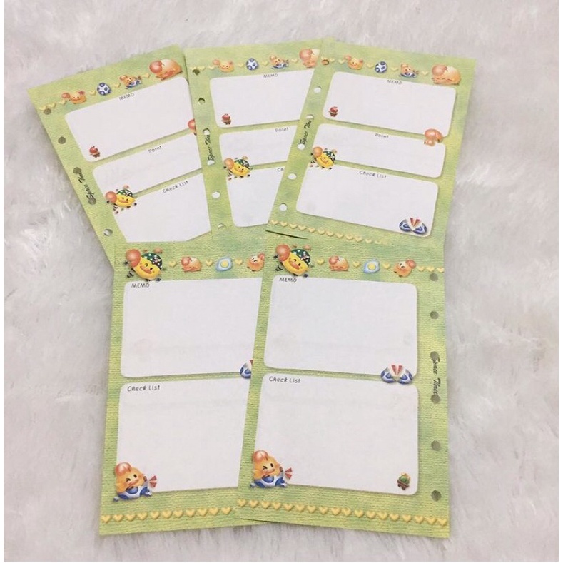 

Refill Cute Stuffs Korea Isi Binder Kertas File Set Ordner Otner