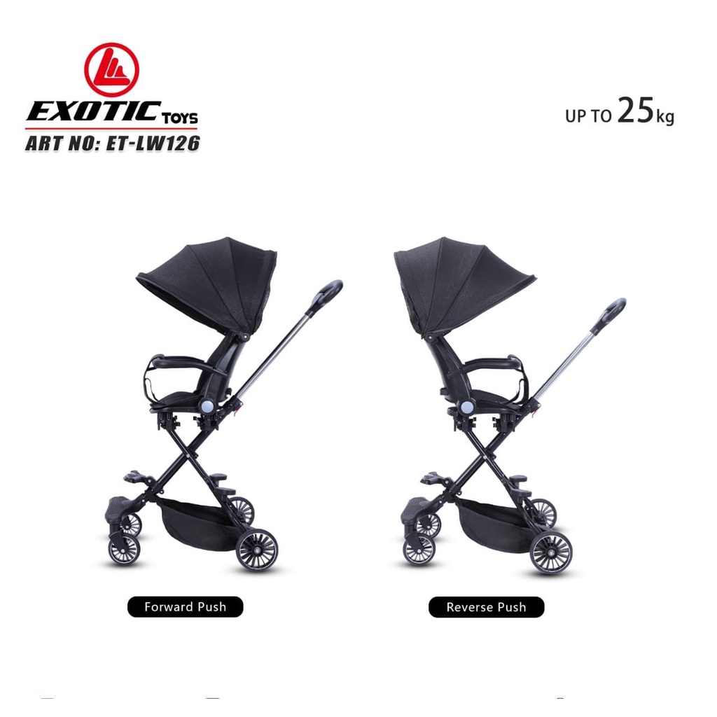 EXOTIC MAGIC STROLLER/DORONGAN ANAK EXOTIC LW Dan PMB S05. DORONGAN ANAK DARI 6 BULAN (4 RODA) MAGIC STROLLER