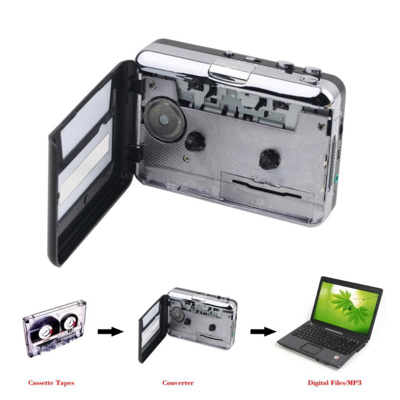 Ezcap Konverter Kaset Tape USB Cassette Capture MP3 Player