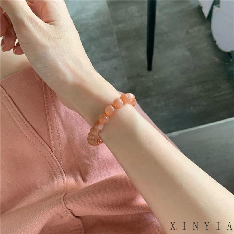 【COD】Gelang Alloy Dengan Liontin Batu Giok Imitasi Untuk Wanita Gelang Liontin Batu