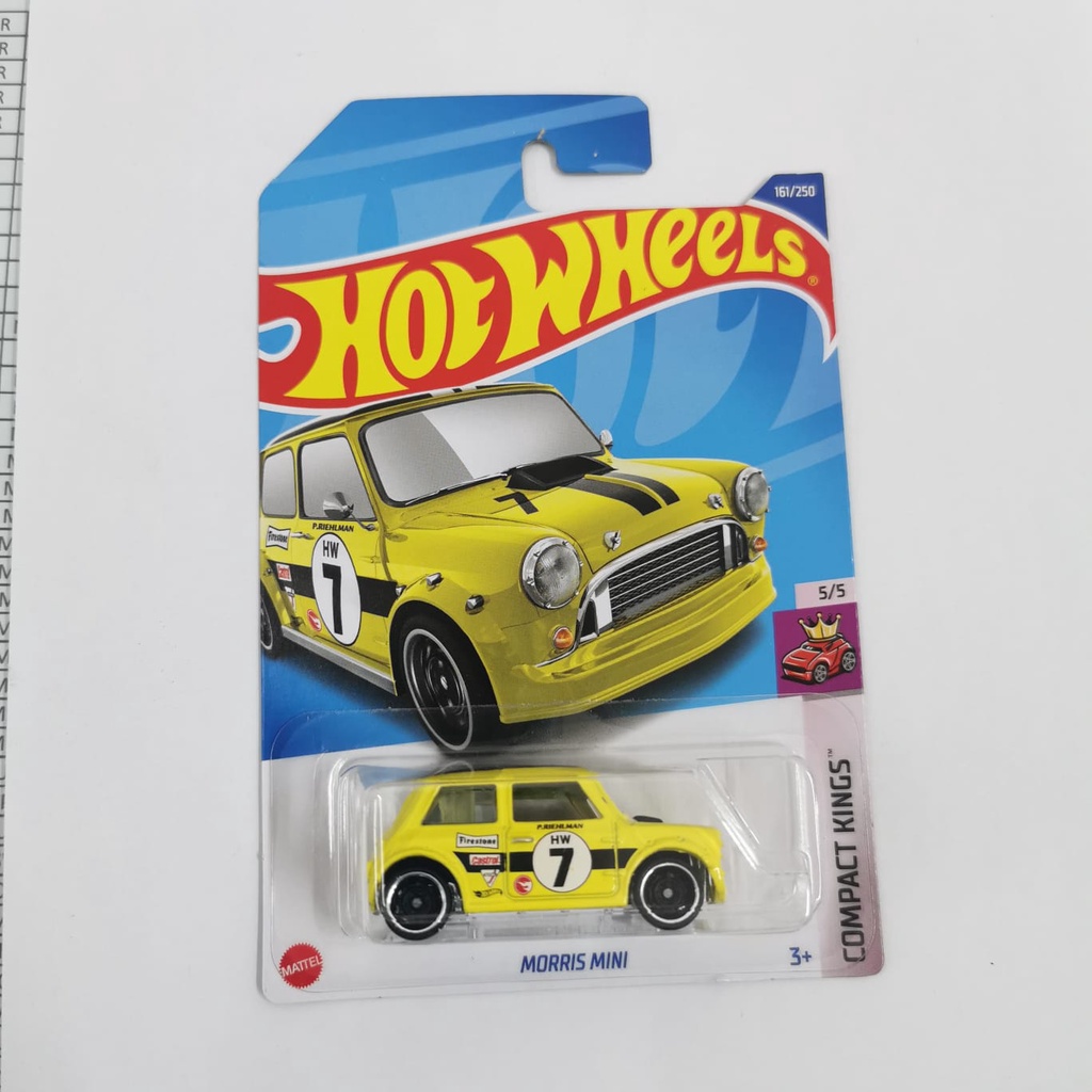 Diecast Hot Wheels H22 MORRIS MINI Kuning Treasure Hunt Reguler FS 2022 FACTORY SEALED TH Reg Super Rare Compact Kings