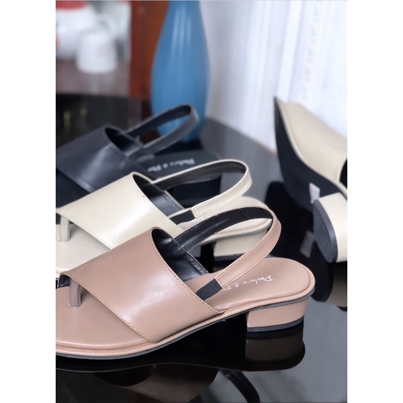 DECLARE&amp;DEE MEISSY SANDAL WANITA TALI HEELS BLOCK 3CM