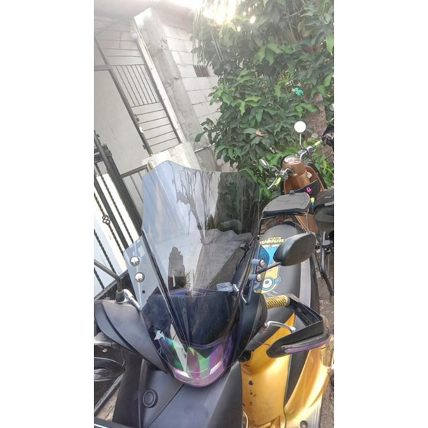 Windshield Winsil Visor Penahan Angin Aksesoris Honda Supra GTR 150